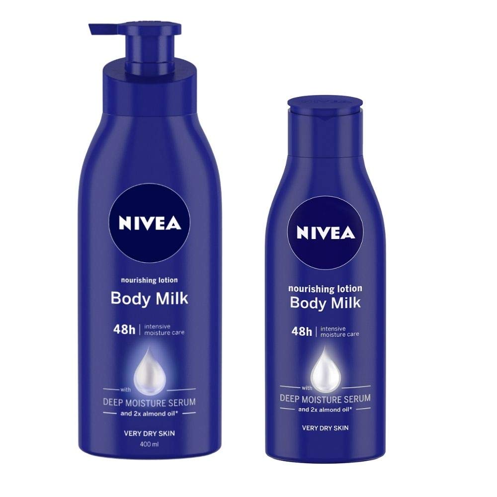 Buy NIVEA Nourishing Lotion Body Milk, 400ml and NIVEA Nourishing Lotion Body Milk, 120ml