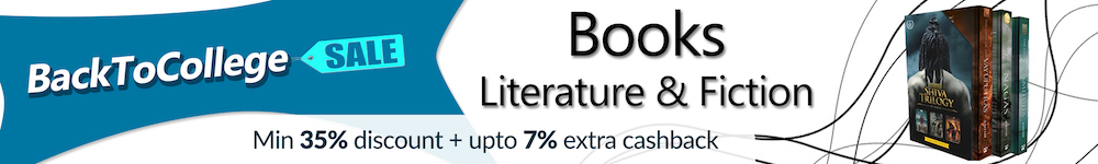 Back to college offers and deal on literature & fiction books